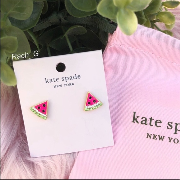 Kate Spade Picnic Perfect Watermelon Studs - Picture 2 of 5